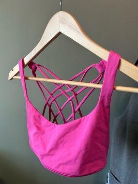 lululemon athletica Pink Strappy Sports Bra